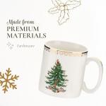 Christmas Gold Collection 4-Piece Mug Set
