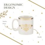 Christmas Gold Collection 4-Piece Mug Set