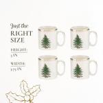 Christmas Gold Collection 4-Piece Mug Set