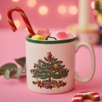 Spode Christmas Tree Mug Set, Ceramic, Multi-Colour
