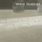 Romanstile Cream Christmas Damask Tablecloth 140x200 cm (55x79 inch),Water-Repellent & Wipe Clean,Floral (Rectangular)