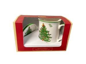 Spode Official Licensed Christmas Tree Mugs & Coaster