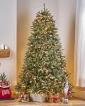 Christmas Tree with 500 Warm White LED Lights, 6 ft