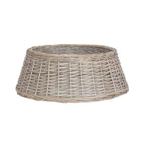 Large Wicker Christmas Tree Skirt: Festive Xmas Decoration