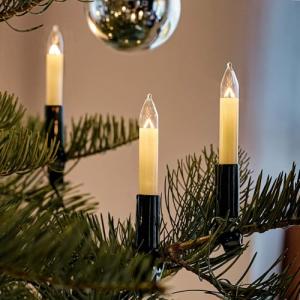 German Light Chain with Tree Candles & Spare Bulbs