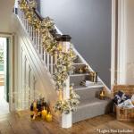 Luxury Frosted Christmas Garland - Artificial Snowy Spruce