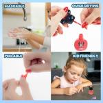 Disney Minnie Mouse - Townley Girl Sparkly Cosmetic Makeup Set with Lip Balm Nail Accessories -35 Pcs|Perfect for Parties Sleepovers Makeovers|Birthday Gift for Girls above 3 Yrs