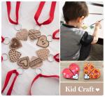 ilauke 500Pcs Wooden Heart Embellishments, Mixed Wood Heart Slices for Scrap Book DIY Crafting, Personalized Gifts, Wedding and Party Decoration 1cm 2cm 3cm 4cm