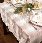 Christmas Lace Reindeer Snowflake Tablecloth - Rectangle 160x230cm