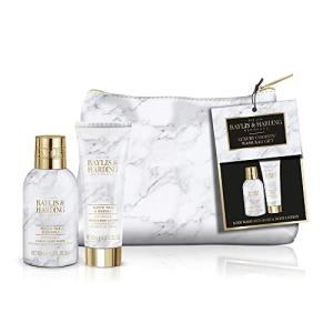 Luxury Marble Effect Cosmetic Wash Bag Gift Set