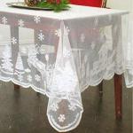 Christmas Lace Reindeer Snowflake Tablecloth - Rectangle 160x230cm