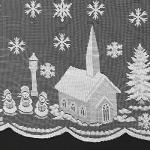 Christmas Lace Reindeer Snowflake Tablecloth - Rectangle 160x230cm