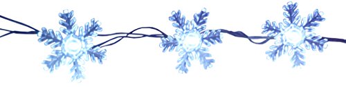 80 White Snowflake LED Lights Indoor/Outdoor Use