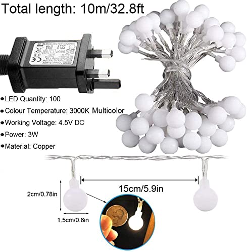 Christmas LED Fairy Lights Outdoor/Indoor Decorations - 8 Modes