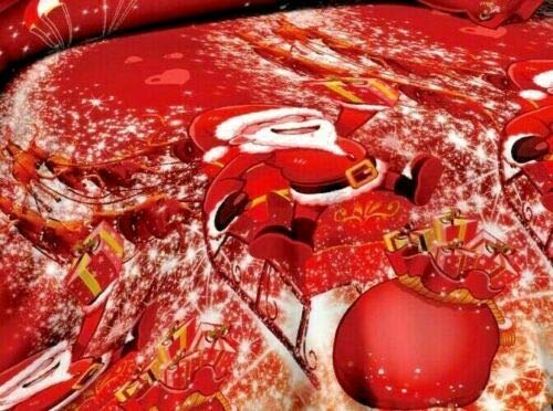 Royal Santa Christmas Duvet Set with Matching Pillowcases