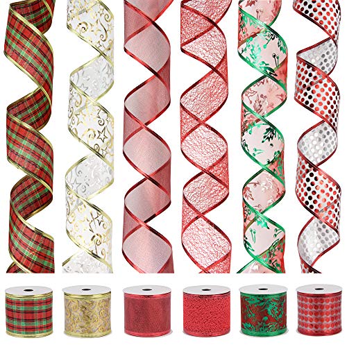 Festive Holiday Ribbons Assortment - 33m Length