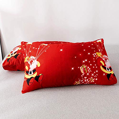 Royal Santa Christmas Duvet Set with Matching Pillowcases