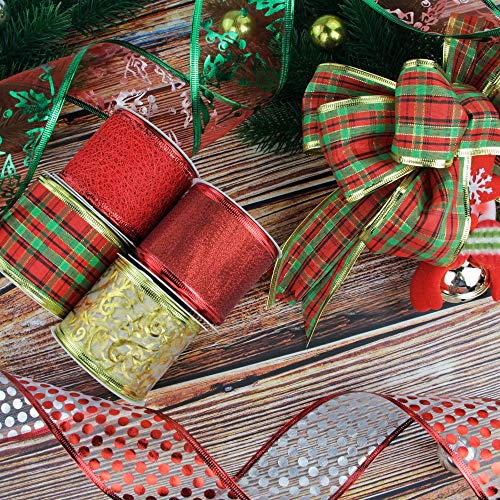Festive Holiday Ribbons Assortment - 33m Length
