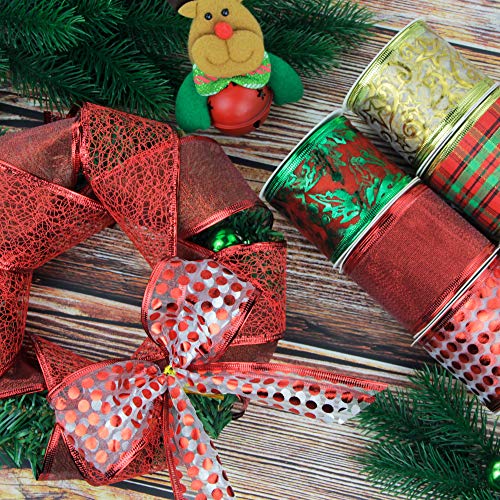 Festive Holiday Ribbons Assortment - 33m Length