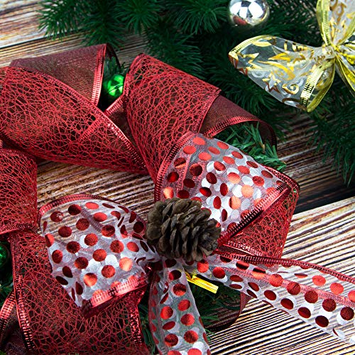 Festive Holiday Ribbons Assortment - 33m Length