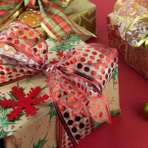 Festive Holiday Ribbons Assortment - 33m Length