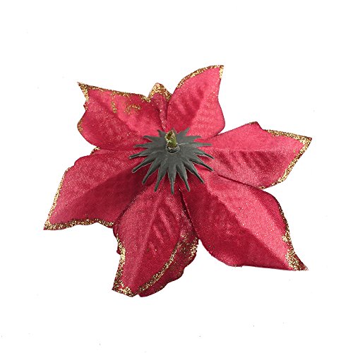 20 Poinsettia Christmas Flower Decorations For Garlands Wreaths the Tree & all crafts