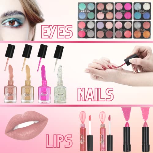 60 Piece Cosmetic Makeup Vanity Case By Urban Beauty  