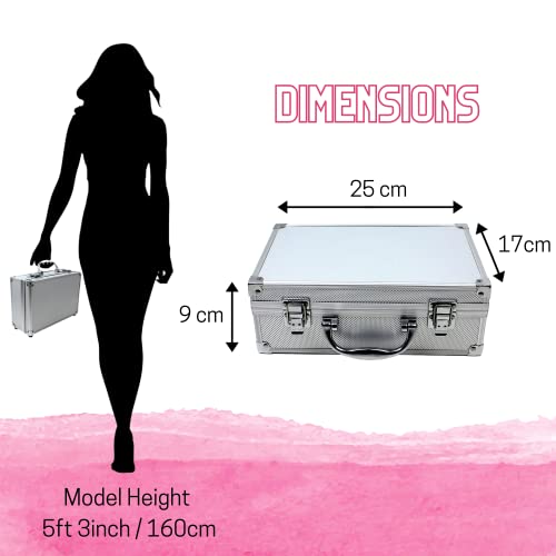 60 Piece Cosmetic Makeup Vanity Case By Urban Beauty  