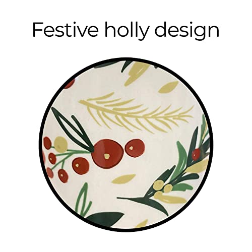 Joyful Holiday Ceramic Mug Set - Festive Christmas Tableware