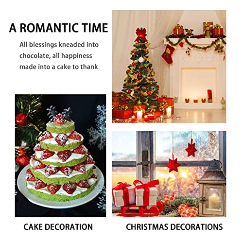  40 Pcs Christmas Lollipop Ornament Plastic Candy Cane Christmas Tree Hanging Ornaments, 