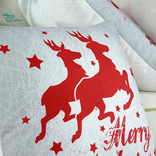  3 x Christmas Throw Cushion Covers different designs 45x45 cm