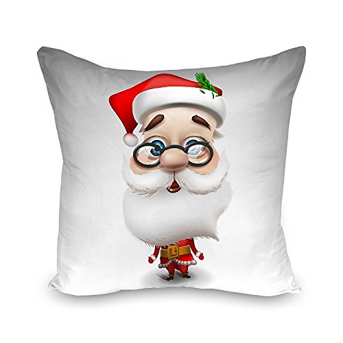 Christmas Santa Claus Linen Pillow Case - Decorie