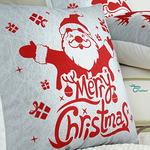  3 x Christmas Throw Cushion Covers different designs 45x45 cm