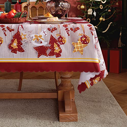 Christmas Snowflakes Tablecloth - 150 x 200 cm