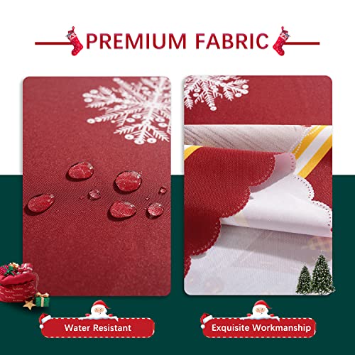 Christmas Snowflakes Tablecloth - 150 x 200 cm