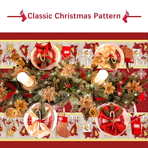 Christmas Snowflakes Tablecloth - 150 x 200 cm