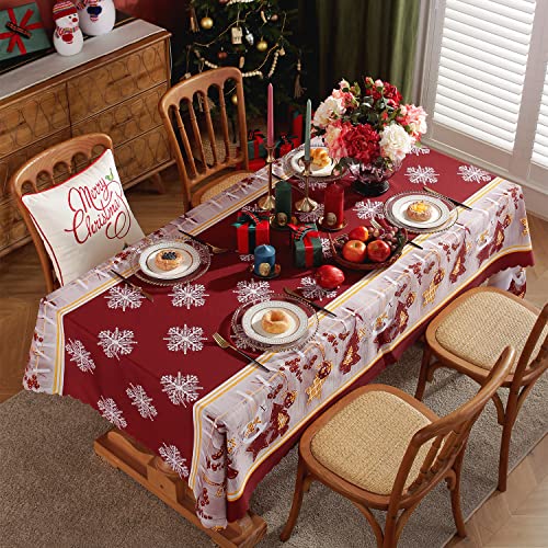 Christmas Snowflakes Tablecloth - 150 x 200 cm