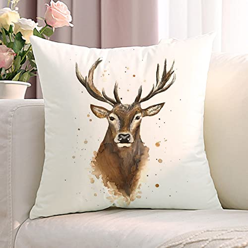 Stag Cushion Cover Stag Livingroom Couch Bed Sofa 18"x18"