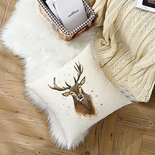 Stag Cushion Cover Stag Livingroom Couch Bed Sofa 18"x18"