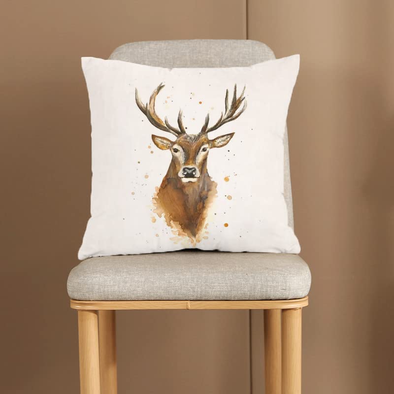Stag Cushion Cover Stag Livingroom Couch Bed Sofa 18"x18"