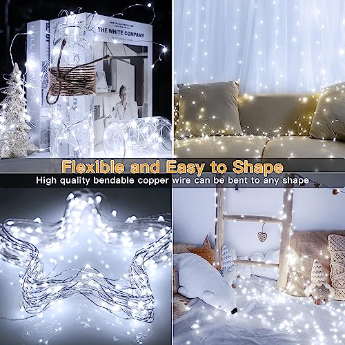 Christmas ZeMu Curtain Fairy Lights, Waterproof LED