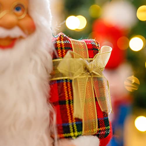Traditional Standing RED Santa Claus Decoration - 40cm