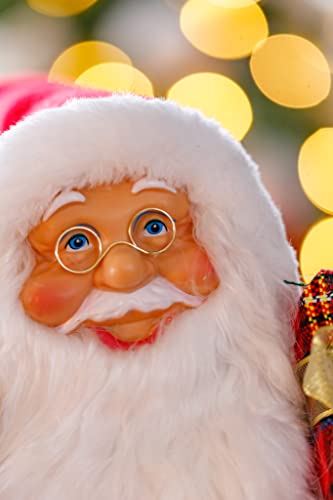 Traditional Standing RED Santa Claus Decoration - 40cm