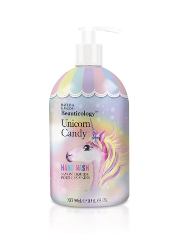 Baylis & Harding Beauticology Unicorn Candy Hand Wash, 500 ml, (Pack of 3) - Vegan Friendly