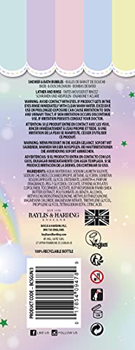 Baylis & Harding Beauticology Shower & Bath Bubbles, Unicorn Candy, 500ml, (Pack of 3) - Vegan Friendly
