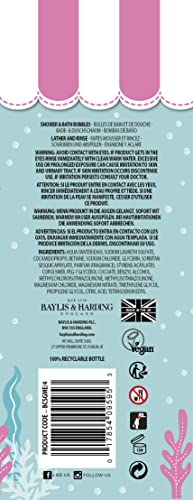 Baylis & Harding Beauticology Mermaid Shower and Bath Bubbles, 500ml, (Pack of 3) - Vegan Friendly