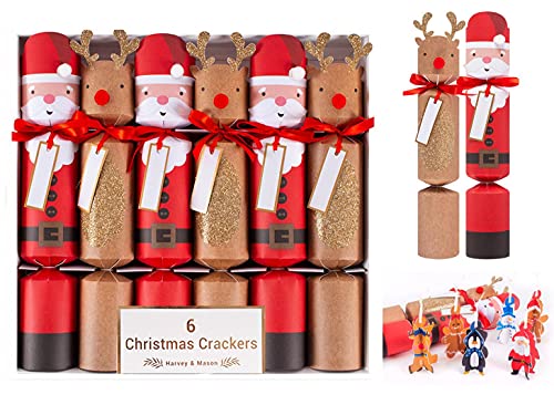 Harvey & Mason Xmas Crackers: Festive 6-Pack