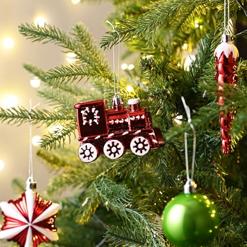 100pcs Shatterproof Christmas Baubles - Red, Green, White