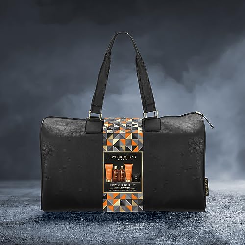 Baylis & Harding Black Pepper & Ginseng Men's Luxury Travel Bag Gift Set - Vegan Friendly