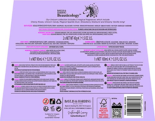 Baylis & Harding Beauticology Unicorn Hand Bag Gift Set - Vegan Friendly